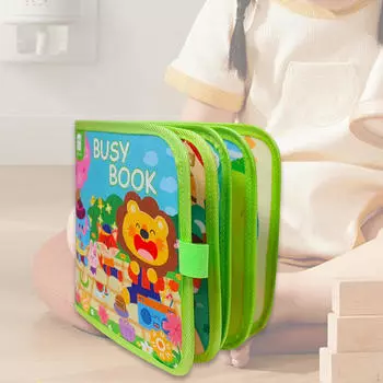 Войлочная книга с заданиями, довольно детская ткань для детей, мальчиков и девочек, подарок на день рождения Animal