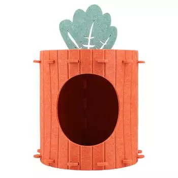 Войлочная пещера для кошек, мягкая, удобная, устойчивая к царапинам, расслабляющая, теплая, морковная пещера для домашних кошек