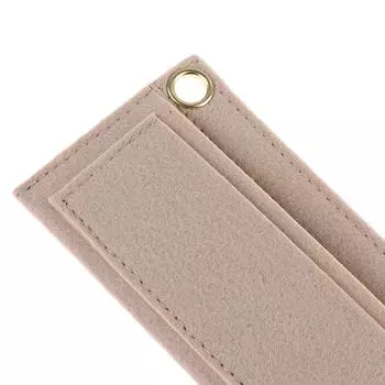 Войлочная сумка-кошелек с вкладышем для карточек, внутренний слой, модернизированная сумка через плечо, внутренний контейнер с цепочкой, органайзер розовый