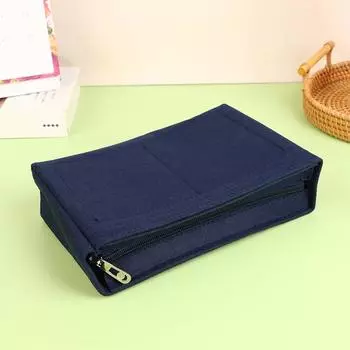 Войлочная вставная сумка подходит для косметичек, сумка-вкладыш для дамской сумочки, войлочная тканевая косметичка, переносная вставная сумка-органайзер для путешествий