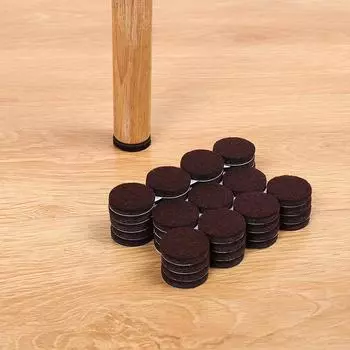 Войлочные накладки на ножки стульев, защитные накладки на пол, накладки на ножки мебели для столов, круглые, толщиной 5 мм, антицарапающие накладки на мебель из войлока