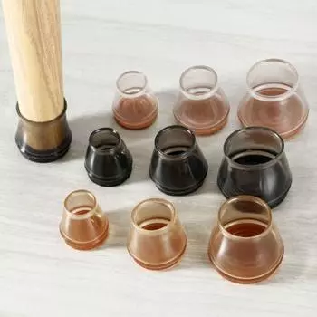 Войлочные защитные чехлы для ножек стула, прозрачные чехлы для ножек мебели, паркетные полы