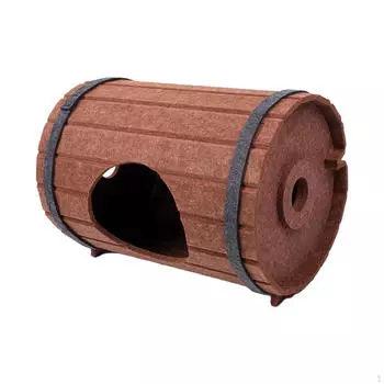 Войлочный домик для кошек, устойчивый к царапинам, всесезонное укрытие, съемное для мелких домашних животных, полу