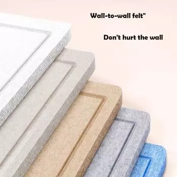 Войлочный фон Наклейка на стену DIY Фото Настенная доска Войлочные настенные наклейки Доска объявлений Style-B