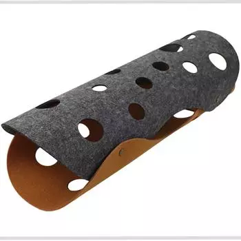 Войлочный туннель для кошек, износостойкий, интерактивный, складной, универсальный, игрушка-туннель для кошек