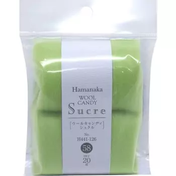 Войлок Hamanaka Wool Candy Shukuru Col.27 Желтый Зеленый 20 г H441-126-27