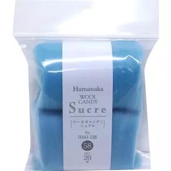 Войлок Hamanaka Wool Candy Shukuru Col.58 Blue 20g H441-126-58