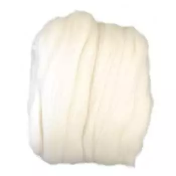 Войлок Hamanaka Wool Solid 50g col.1 H440-000-1 Белый/Черный/Коричневый
