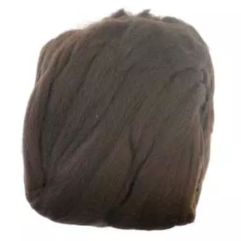 Войлок Hamanaka Wool Solid 50g col.31 H440-000-31 Белый/Черный/Коричневый