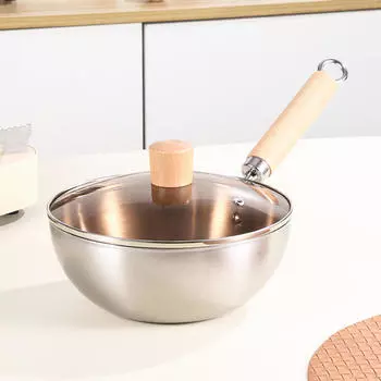 Вок из нержавеющей стали для домашних поваров With Lid