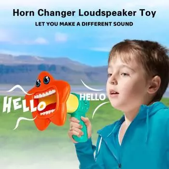 Вокальная игрушка, уникальное исполнение, интересное, богатое выражение, высокий звук, микрофон, забавные эффекты из АБС-пластика, развлекательный звуковой сигнал, голос A