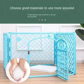 Вольер для домашних животных, Дверь для изоляции собак, Клетка для собак, Забор, Железо, Маленькие и средние домики для собак, Домашний заборКлетка 90x90x60 белый