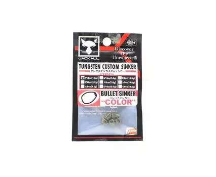 Вольфрамовое грузило Jackall, цветное, 1,8 грамма — 5 шт./упаковка (5435)