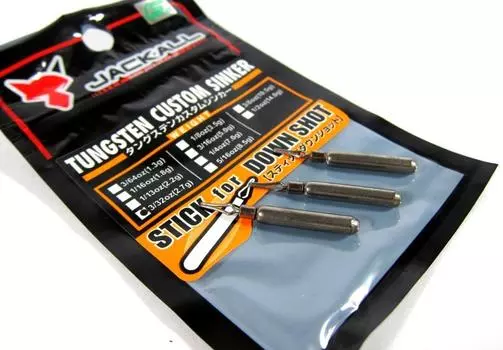 Вольфрамовое грузило Jackall для даун-шота, 2,7 грамма, 3/32 унции (7217)