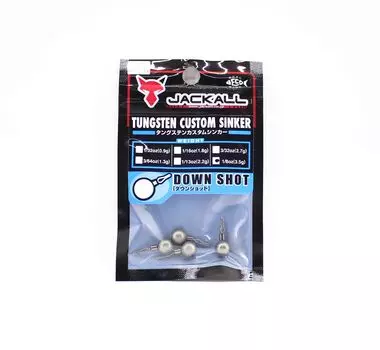 Вольфрамовое пуховое грузило Jackall 3,5 грамма — 4 шт. в упаковке (8650)
