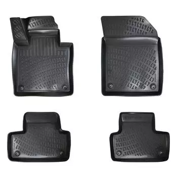 Вольво ХС60 Гибрид (После 2022 года) Высококачественные и прочные резиновые автомобильные коврики — без запаха, нескользящие, долговечные.