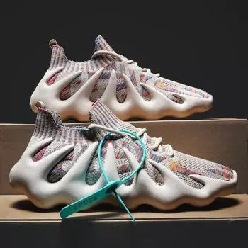 Volcano 450 маленькая сумка-клетка кокосовая обувь мужская летающая сетка дышащая пламя мужская обувь модная мягкая подошва тонкие носки обувь 38