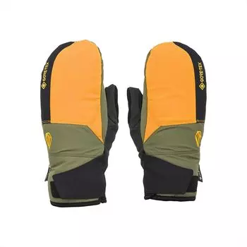 Volcom Waterproof and Breathable Mittens STAY DRY Snowboard Size S Men s (GORE-TEX Fabric) [J6852405 / GORE-TEX MITT] Gloves, Gold,