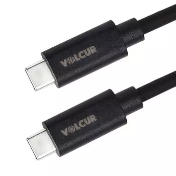 VOLCUR Gyoda Electric Wire Supervised by Nippon Electric Wire Manufacturer USB C-C cable 100W PD compatible soft Not addictive Not tangled silicon