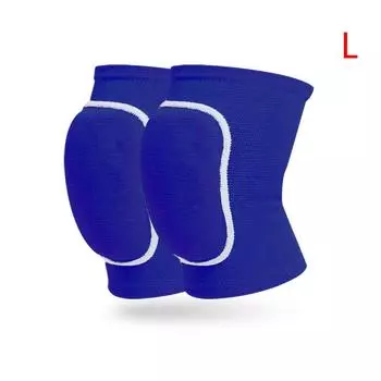 Волейбольные наколенники для мужчин, женщин и детей, мягкие дышащие защитные наколенники M чёрный