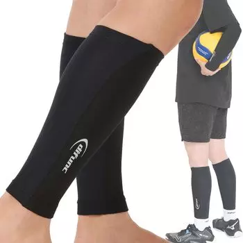 Волейбольный фиксатор голени, размер 1, 2, большой, изготовлен из трикотажа, плюс рукав для голени, трение, градиентный пот, быстрый, официально признанный Японской сборной по волейболу чёрный