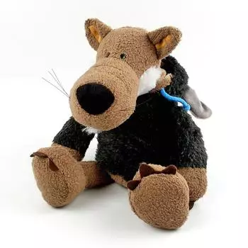 Волк плюшевая игрушка Волк в овечьей шкуре Детский подарок на день рождения рэгдолл Ночной рынок Ларек-кольцевая кукла Рождественский подарок Праздничное поздравление 35cm