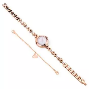 [Volkswagen] Часы с многослойным браслетом из белого камня, популярные корейские часы