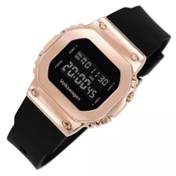 [Volkswagen] Часы в металлическом корпусе, популярные корейские часы