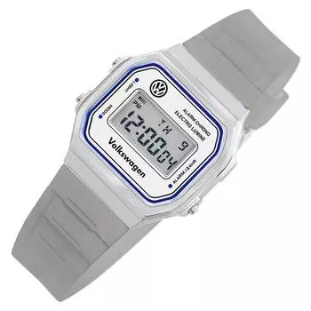 [Volkswagen] цифровые часы из прозрачного желе с уретановым ремешком, популярные корейские часы