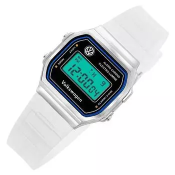 [Volkswagen] цифровые часы из прозрачного желе с уретановым ремешком, популярные корейские часы