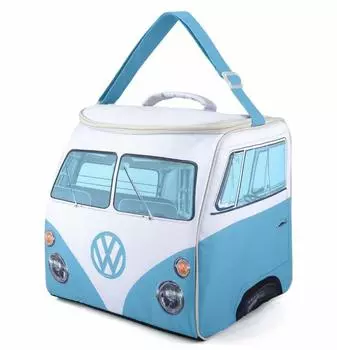Volkswagen Cooler Box Маленькая сумка-холодильник Складная мягкая сумка-холодильник 30 л Официальный (синий) [Элемент]