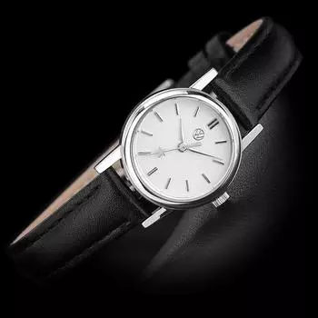 [Volkswagen] Простые круглые серебряные аналоговые часы со звездой, подержанные кожаные часы VW-23S-star, популярные корейские часы