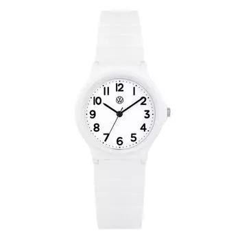 [Volkswagen] Простые уретановые часы VW-ART-BNW, популярные корейские часы
