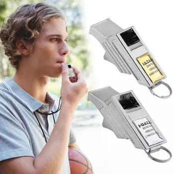 Volleyball Whistle Professional Survival Whistle Lifesaving Coaching Plastic for Outdoor Running Sports Training Gear Supplies