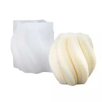 Волнообразная текстурированная форма для свечей для изготовления свечей-столбов, муссовых тортов, хлеба, шоколадной штукатурки, эпоксидной смолы, литья силиконовой формы