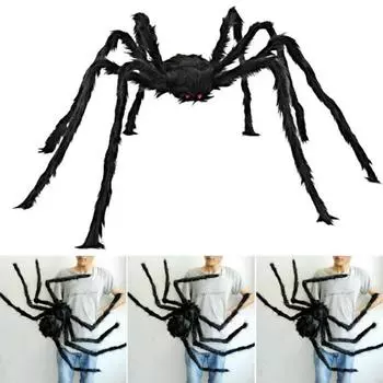 Волосатые гигантские пауки, украшения для Хэллоуина, реквизит, дом с привидениями, домашний декор, товары для вечеринок и мероприятий 30cm