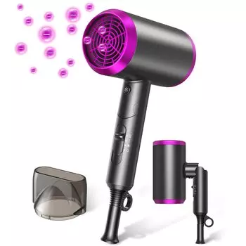 Волосы Большой поток воздуха Быстрая сушка Профессиональные волосы Волосы Быстрая высокая концентрация отрицательной постоянной температуры Портативный перегрев волос 3 уровня