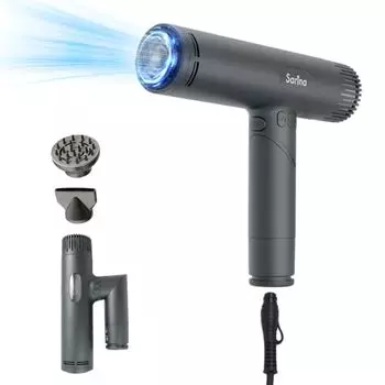 Волосы Большой Воздух Быстрый 200 Миллионов Волос Отрицательное Ультра Статическое Электричество 4 Температуры 3 Уровня Объема Воздуха Перегрев Быстрая Сушка Волосы Седые Фен,