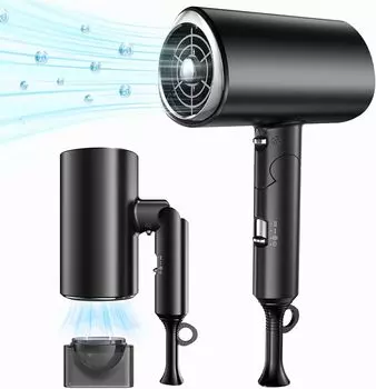 Волосы большой воздушный быстрый 1500 Вт прибытие в Волосы 3 уровня воздуха постоянный отрицательный перегрев предотвращение насадки и настенный держатель удобный для дома волосы