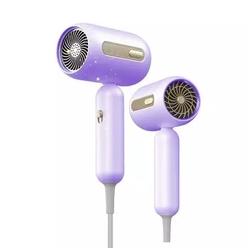 Волосы большой воздушный быстрый фен контроль температуры синий высокая концентрация отрицательного Холодный и горячий три насадки автоматическое отключение питания двойной