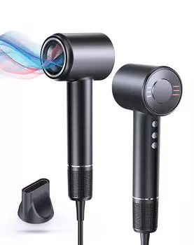 Волосы Bopwavy Большие Воздушные Быстрые 300 миллионов Высокая Концентрация Отрицательных Сильно Ветер Волосы Красивые Волосы Оснащены Температурой Перегрева 12 Для Подарка