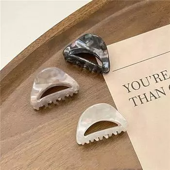 Волосы царапины геометрические полые волосы животных когти держатель для хвоста корейский зажим в виде акулы женские заколки для волос чёрный