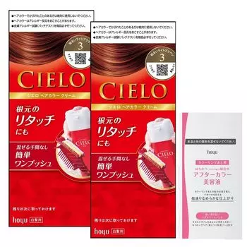 Волосы Cielo Hair Color EX Cream 3 части Whole Part Hoyu Ladies Self Color Cielo Hoyu [Серый Краситель] (2 + бонус) [Квазинаркотик]