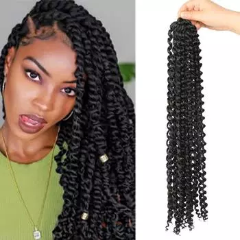 Волосы для наращивания крючком с волнистой водой, 16 шт./шт., женские парики, синтетические парики, женская мода, предметы первой необходимости, повседневная одежда для вечеринок