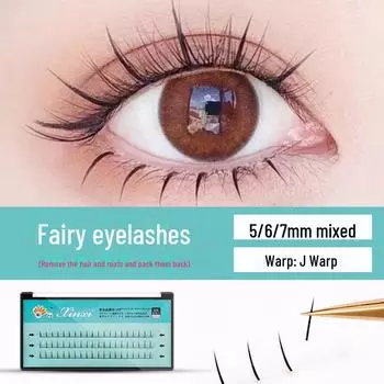Волосы феи естественный стиль нижние ресницы пучки 5mm Fairy Lower Eyelashes