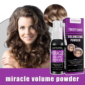 Волосы JAYSUING пушистые, обезжириваются спреем, не требуют чистки, освежают, ленивые, контролируют жирность, сухие и долговечные. 30ml