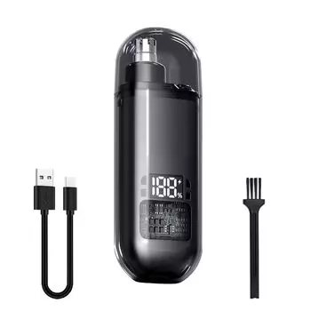 Волосы в носу LCD брови уход за носом электрический нос волосы этикет брови удобный для низкого унисекс триммер, Type-C перезаряжаемый, экран, многоцелевой,