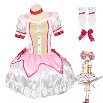 Волшебная девочка Сяоюань Косплей Волшебная девочка Сяоюань Косплей Костюм «Оленьи глаза» Круглый аромат Xiaomei Flame Полный комплект S