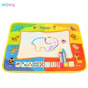 Волшебная доска для рисования на воде и 2 ручки, коврик для рисования на воде, обучающая книга-раскраска для письма, игрушки, подарочные игрушки для детей )