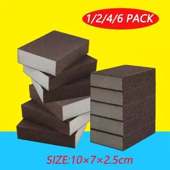 Волшебная губка-ластик, щетка для удаления ржавчины, щетка для чистки посуды, кастрюли, губка, наждачная губка для удаления накипи, чистящая кастрюля, кухонные инструменты, гаджеты 1pc